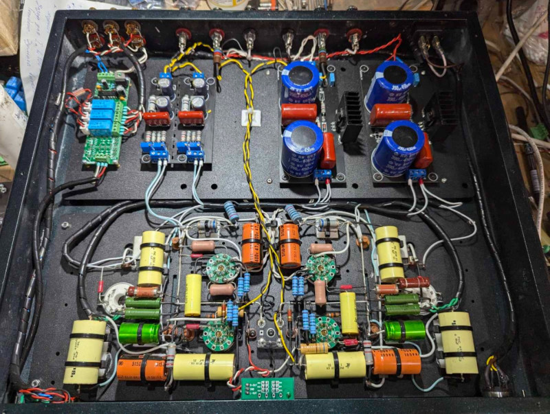 Монтаж первого триодного варианта